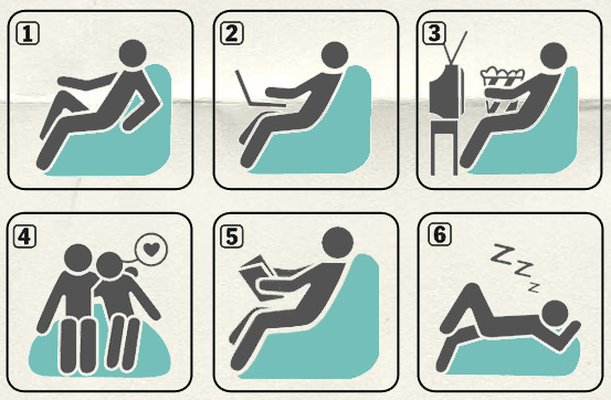 бескаркасная мебель Бин Бэг Bean bag