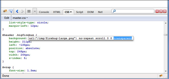 Firebug плагин Firefox для веб-разработчиков