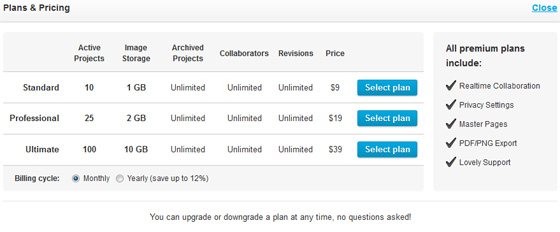 Сервис Moqups цены