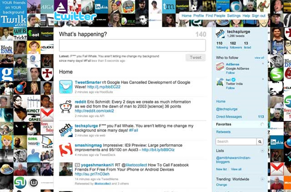 фон для твиттера