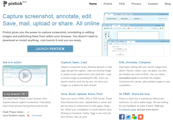 Pixtick создание скриншотов Pixtick создание скриншотов